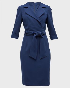 Lucinda Belted Sheath Dress