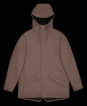 Rains - Coupe-vent imperméable à capuche - Taille XL - Marron