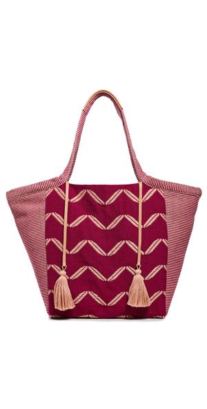 Mercado Global Rosa Tote Pink Tide One Size