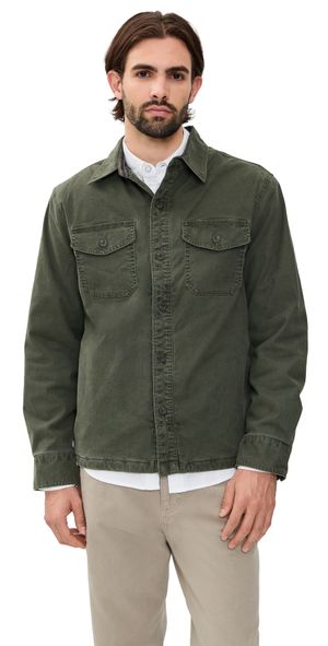 Faherty Lakeside CPO Jacket Fall Evergreen XL