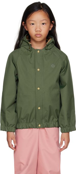 fairechild Kids Green Aviator Jacket
