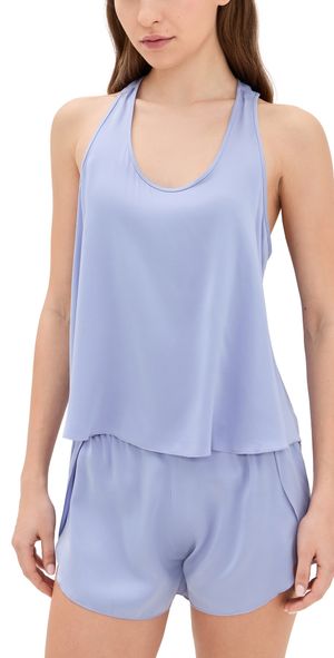 Lunya Washable Silk Tulip Back Set Periwinkle Eve S