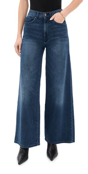 DL1961 Hepburn Wide Leg Jeans Stream (Ultimate Knit) 29
