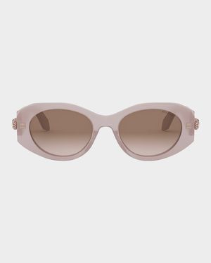 Serpenti Oval Sunglasses