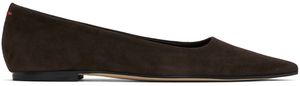 Aeyde Brown Cassy Ballerina Flats