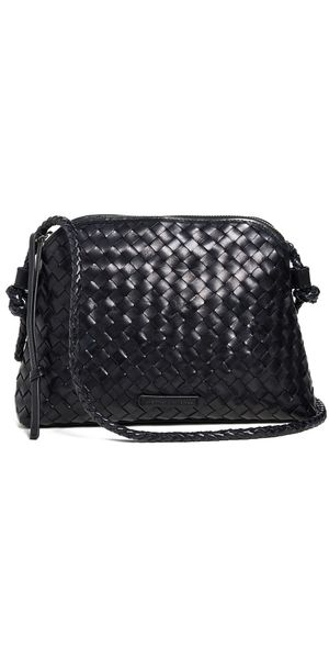 Loeffler Randall Mallory Woven Crossbody Bag Black One Size
