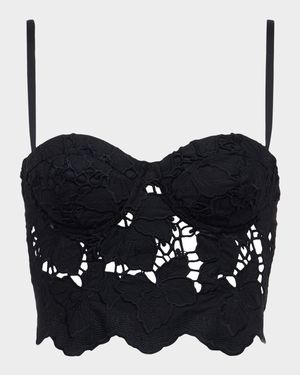 Sonya Eyelet-Embroidered Bralette