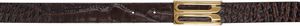 Victoria Beckham Brown Frame Belt