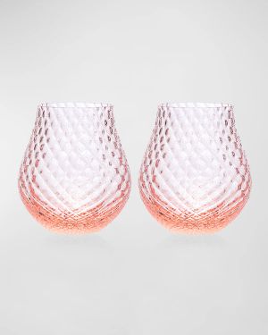 Phoebe Stemless Wine Glasses, Set of 2