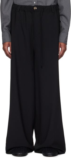 Marni Pantalon noir en laine