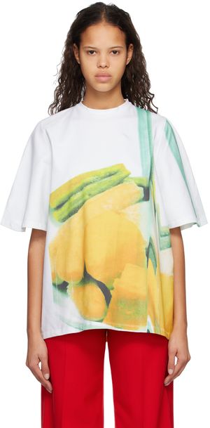 Bianca Saunders White Printed T-Shirt