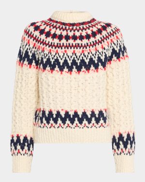 Cable-Knit Fairisle Sweater