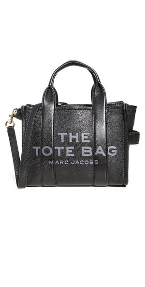 Marc Jacobs The Leather Small Tote Bag Black One Size