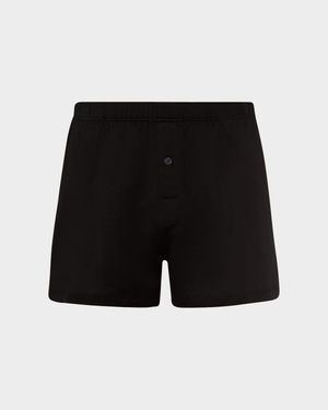 Men's Sporty Mercerized Cotton Boxers