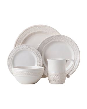 Le Panier 5pc Place Setting - Whitewash