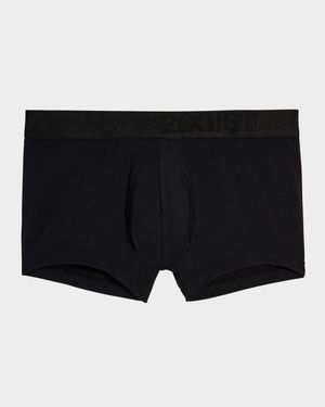 Men's Solid No-Show Boxer Trunks