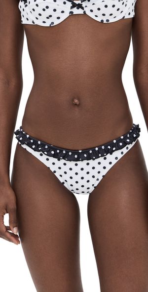 Bananhot Jussy Bikini Bottoms White Polka L
