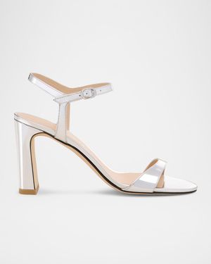 Babette Patent Ankle-Strap Sandals