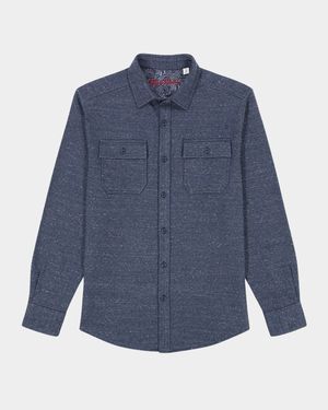Men's Vigano Pocket Knit Button-Down Shirt