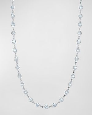 18K Gold Diamond by the Yard Chain Necklace, 16"L, 2.25tcw