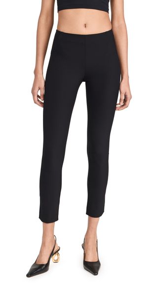 Veronica Beard Zip Back Scuba Pants Black 16