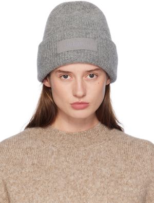 JACQUEMUS Gray La Casa 'Le bonnet Gros Grain' Beanie