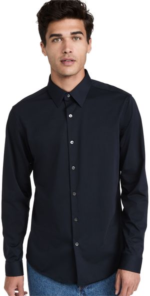 Theory Sylvain Structured Shirt Eclipse M