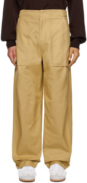 RECTO Beige Military Trousers