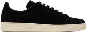TOM FORD Black Suede Warwick Sneakers