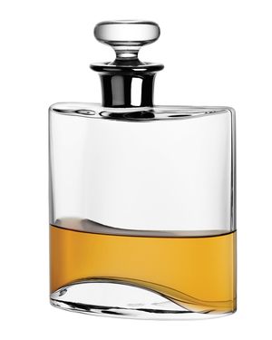 Flask Decanter with Platinum Neck