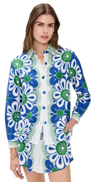 FARM Rio Exclusive Top Maia Blue XS