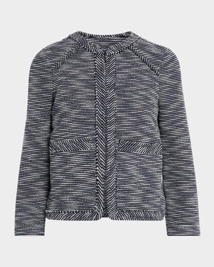 Clarice Striped Woven Jacket