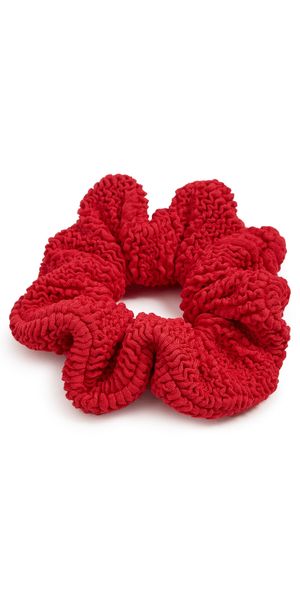 Hunza G Red Scrunchie Red One Size