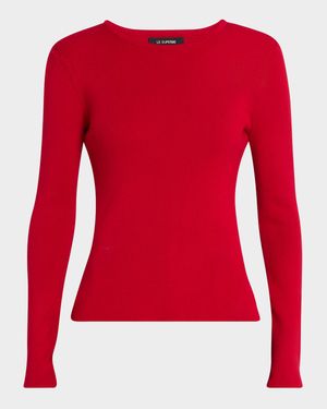 Open Heart Knit Sweater