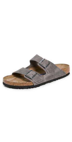 Birkenstock Arizona Soft Footbed Sandals Iron 45