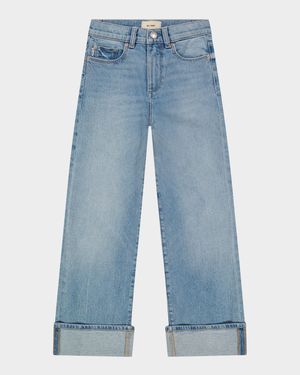 Girl's Lily Wide Leg Jeans, Size 7-16