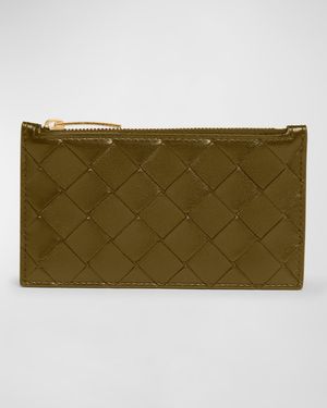 Zip Leather Card Case