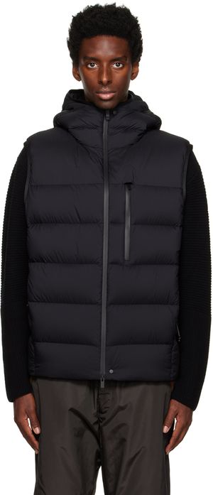 Moncler Black Tamega Down Vest