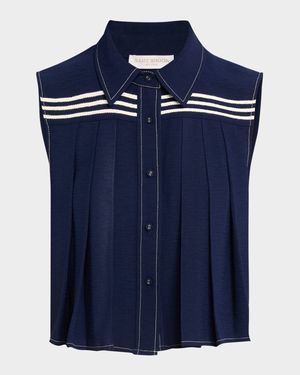 Laura Pleated Blouse