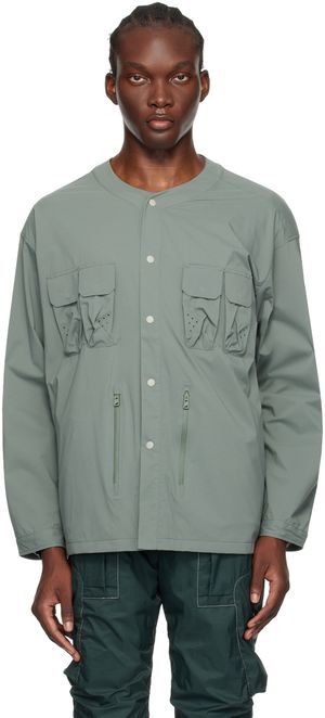 F/CE.® Blouson vert en tissu antidéchirures technique