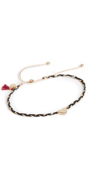 SHASHI Mon Cherie Bracelet Gold/Black One Size