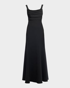 Bartlett Ruched Long Gown