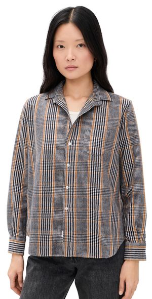 Frank & Eileen Relaxed Button-Up Shirt Excb XS