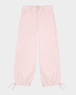 Girl's Lily Toddler Wide-Leg Jogger Pants, Size 2-6