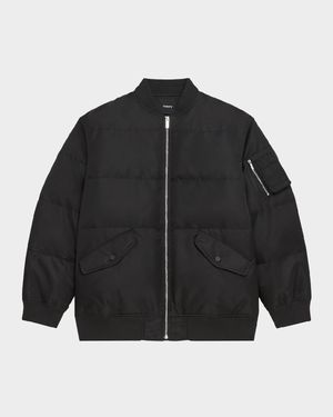 Oversized Down Flight Jacket