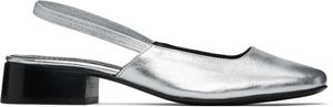 Nicole Saldaña Silver Paz Heels