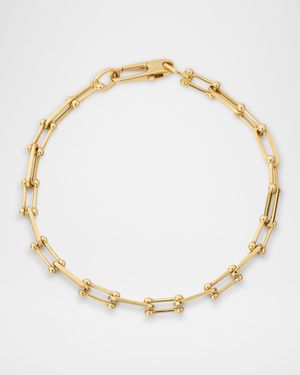 18K Yellow Gold Chain Bracelet