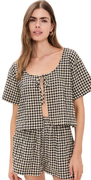 VRG GRL The Sea & I Smock Top Multi XS