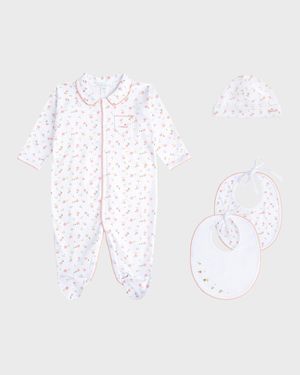 Girl's Bloom Wind Gift Set, Size Newborn-6M