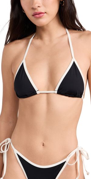LSPACE Aspen Bikini Top Black S